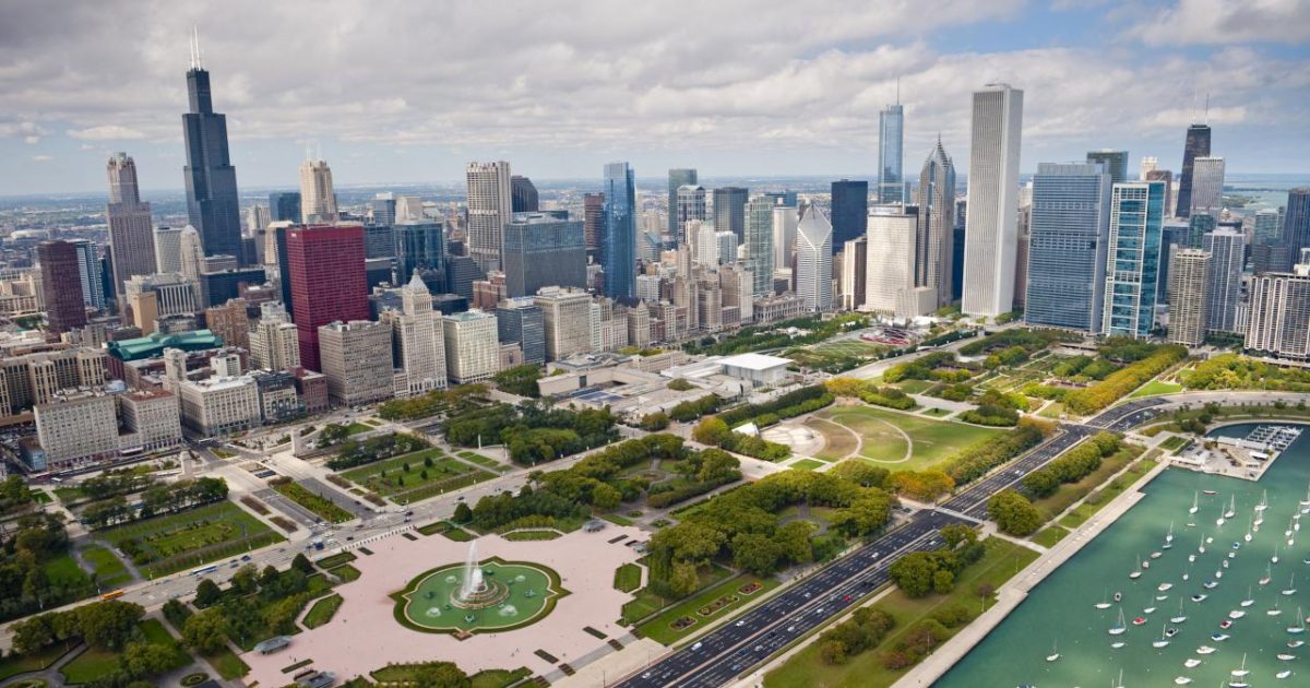 シカゴの街並み